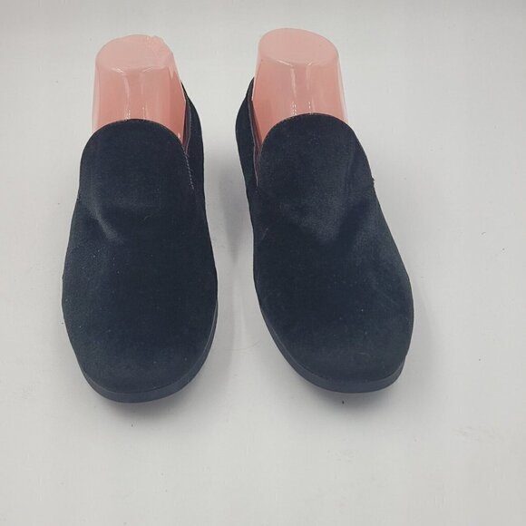 NEW VITTORIO RUSSO Pierre Slip-On Black Velvet Loafer Shoe Men's Size 7.5 - Picture 4 of 11